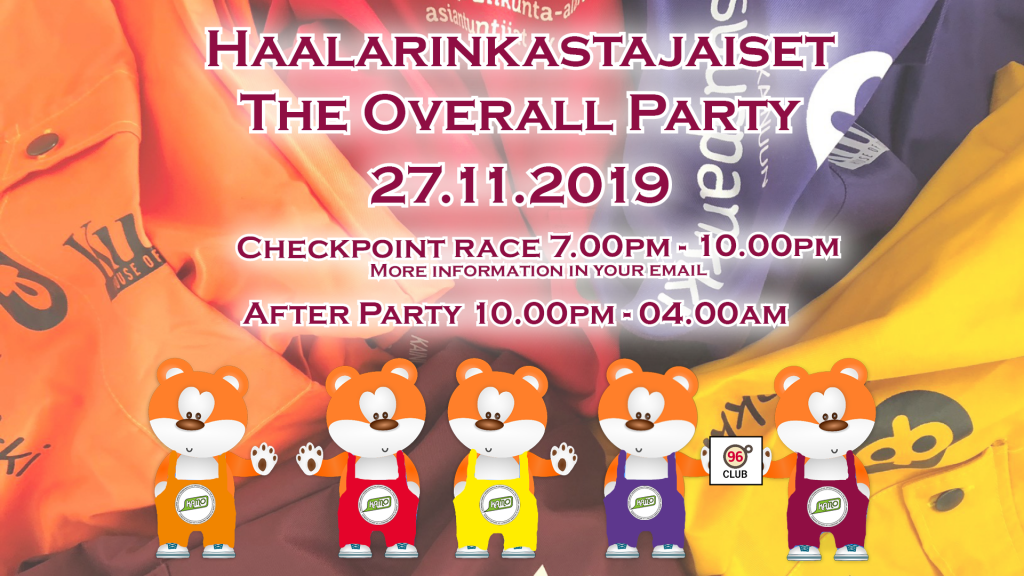Haalarinkastajaiset / The Overall Party