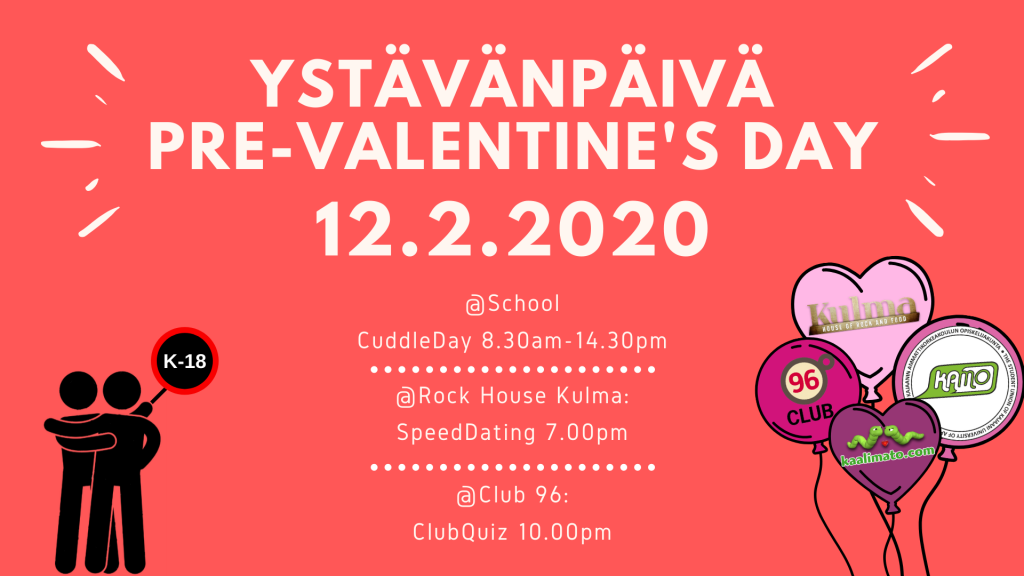 Ystävänpäivä / Pre-Valentine's Day